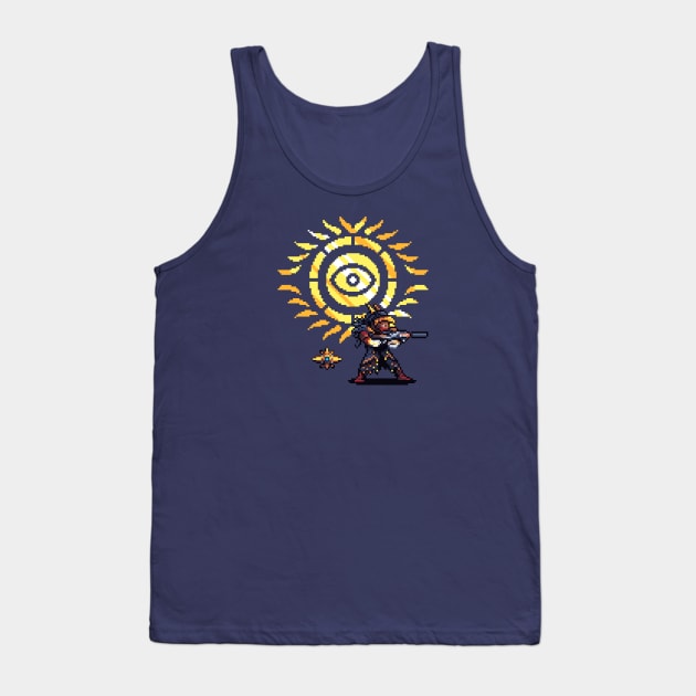 Osiris and Sagira Pixel Art Tank Top by Spykles